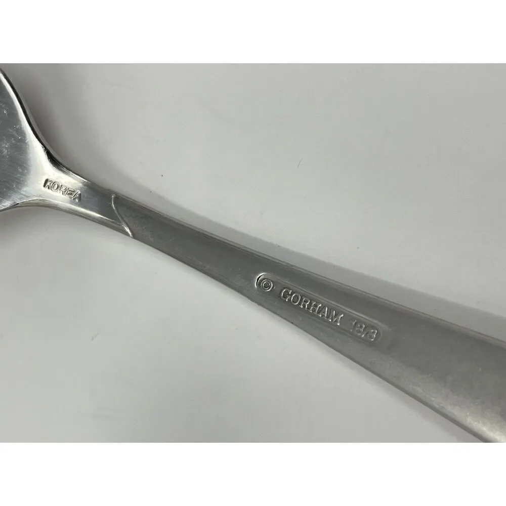 GORHAM Silver ASPEN FROSTED STAINLESS Salad FORK 7” 18/8